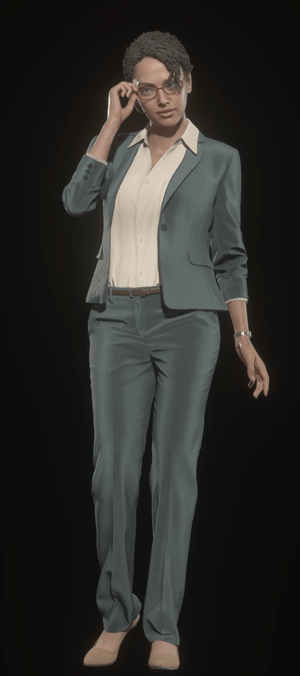 This is the Avatar Image for the Ingrid Hunnigan (Resident Evil 4 Remake) - Cássia Bisceglia AI Voice and Text to Speech Generator